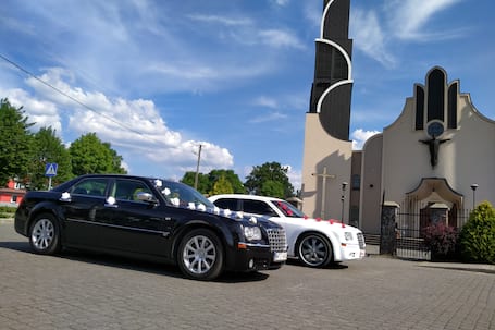 Firma na wesele: Piękny Chrysler 300C Do Ślubu!