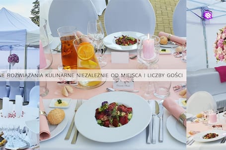 Firma na wesele: Wesele w plenerze z BanGlob Catering